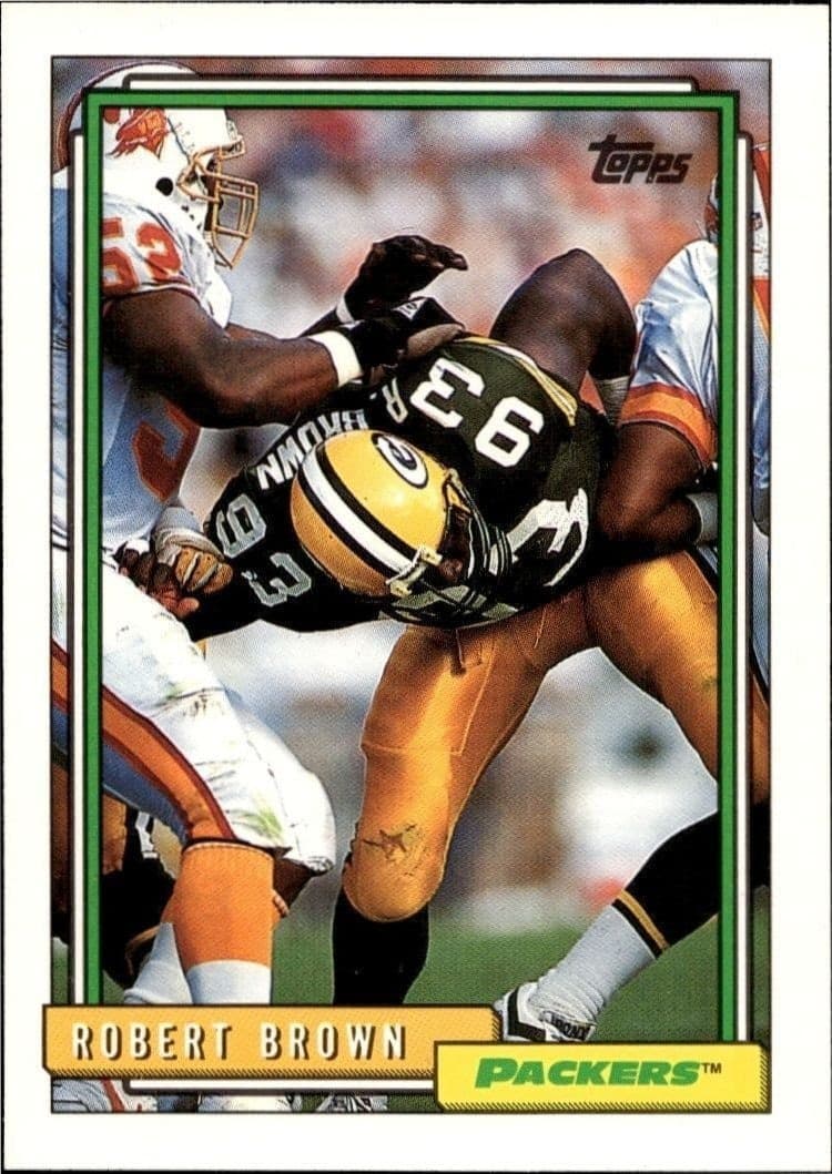 1992 Topps Robert Brown #284 trading card