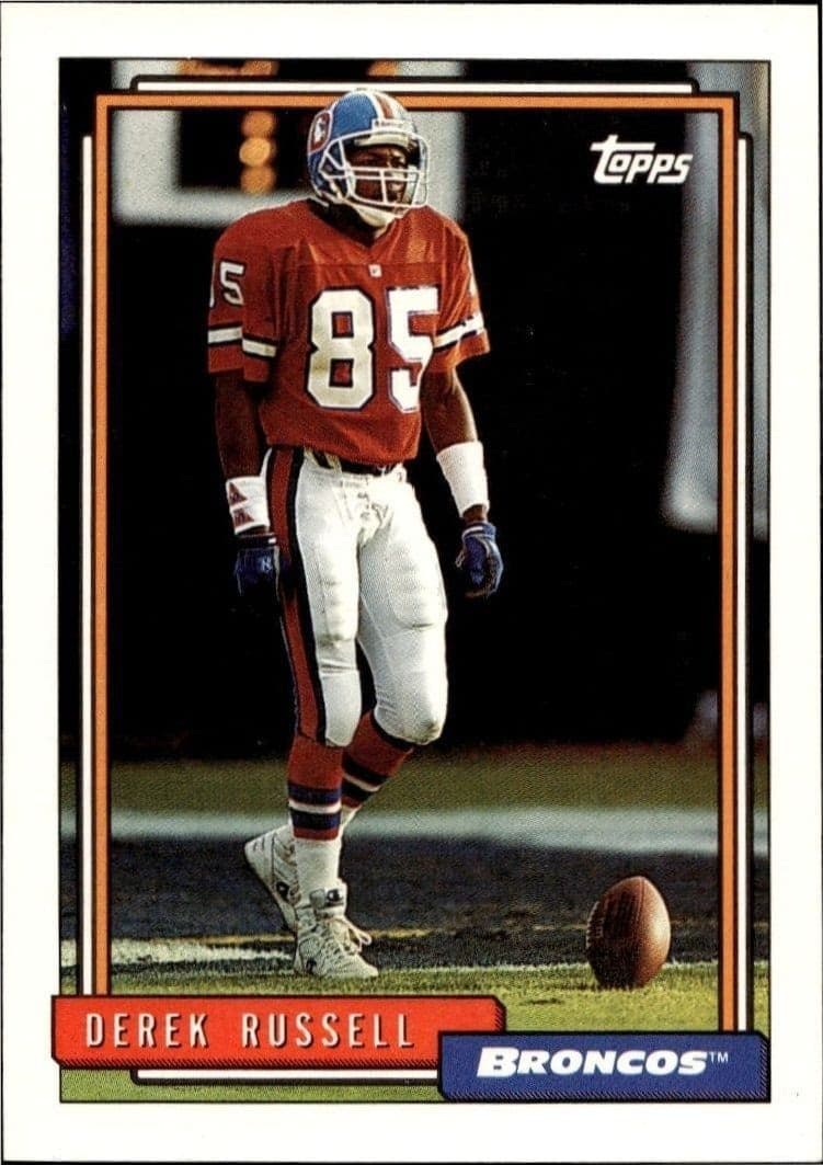 1992 Topps Derek Russell #149 trading card