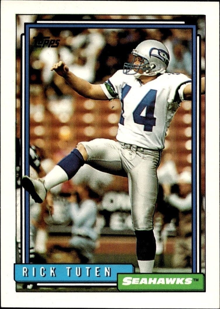 1992 Topps Rick Tuten #367 trading card