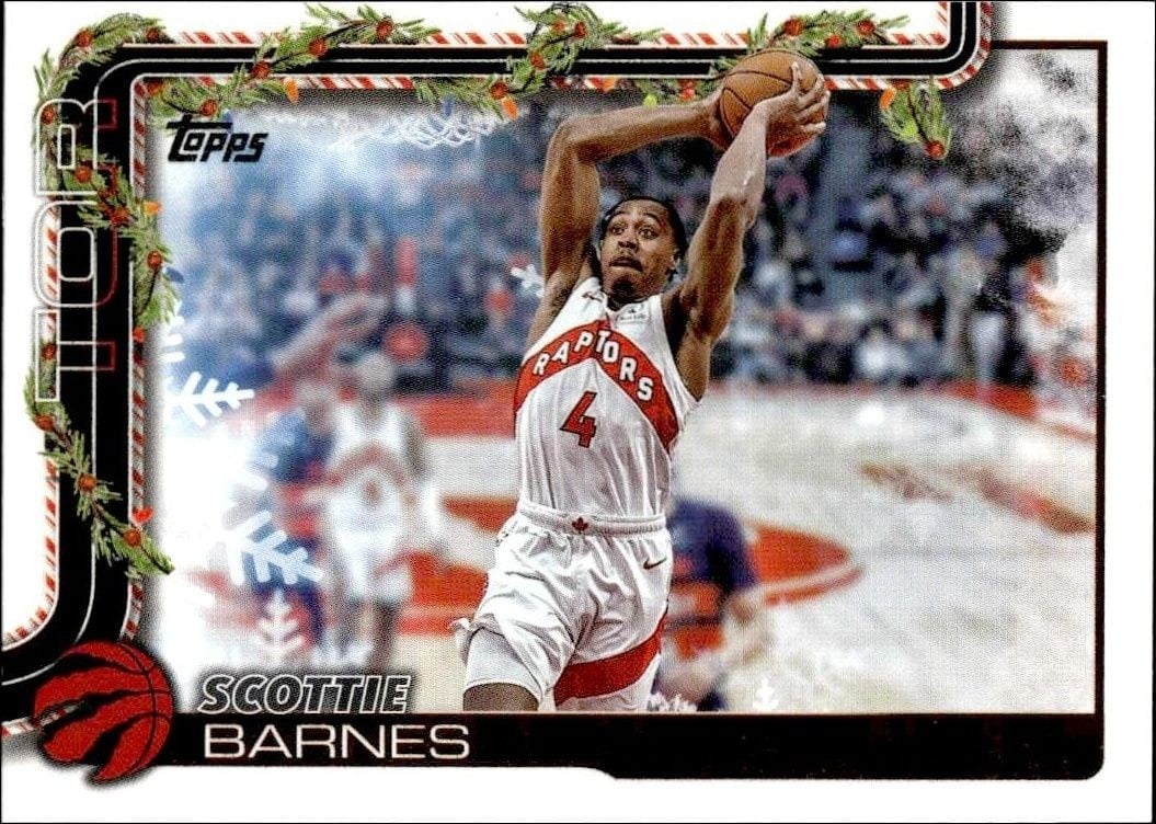 2025-26 Topps Holiday Scottie Barnes #H25 trading card
