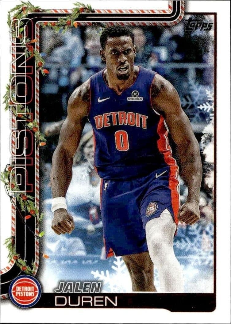 2025-26 Topps Holiday Jalen Duren #H33 trading card
