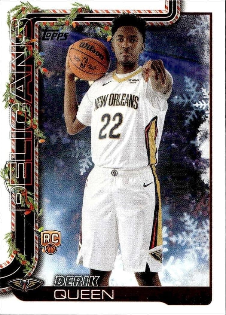 2025-26 Topps Holiday Derik Queen #H173 trading card