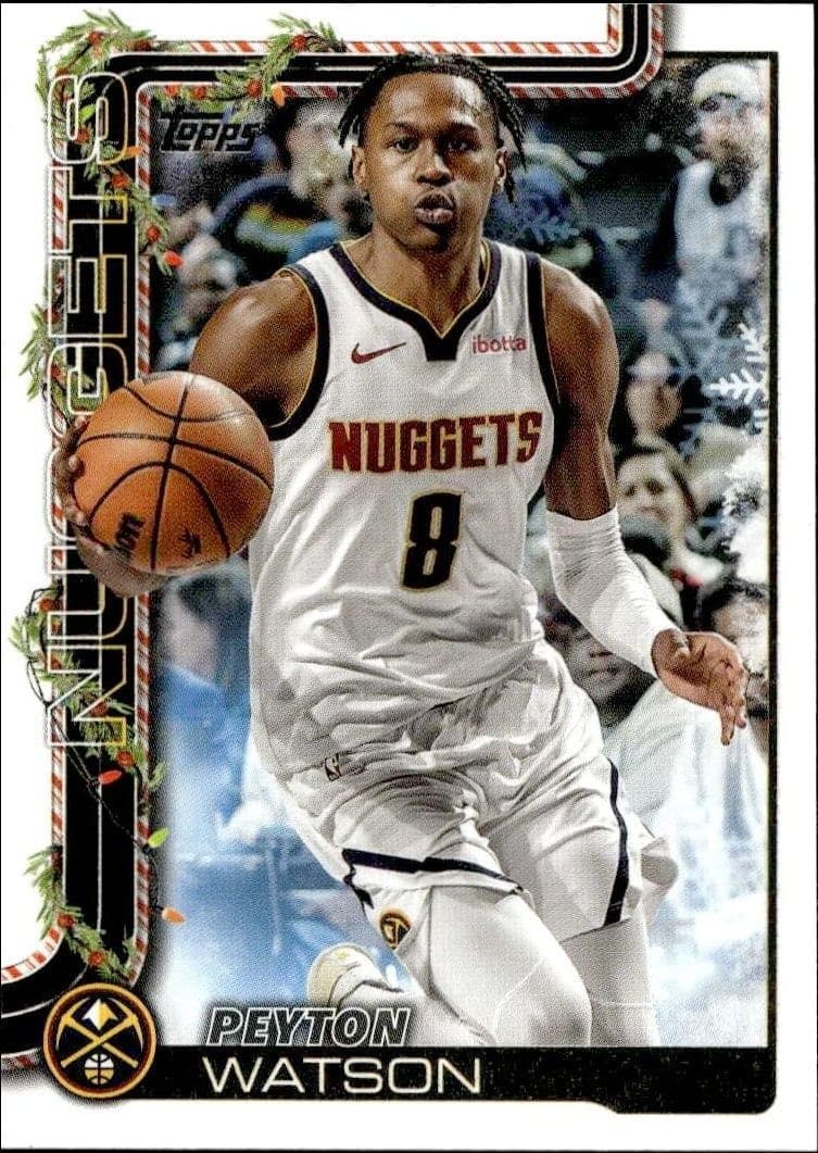 2025-26 Topps Holiday Peyton Watson #H83 trading card
