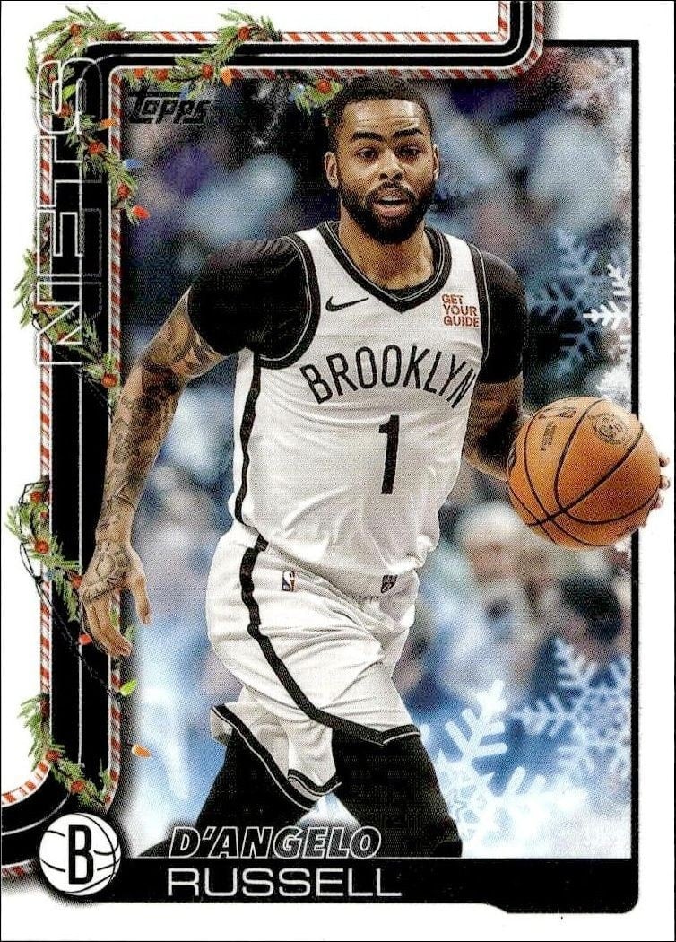 2025-26 Topps Holiday D'Angelo Russell #H7 trading card