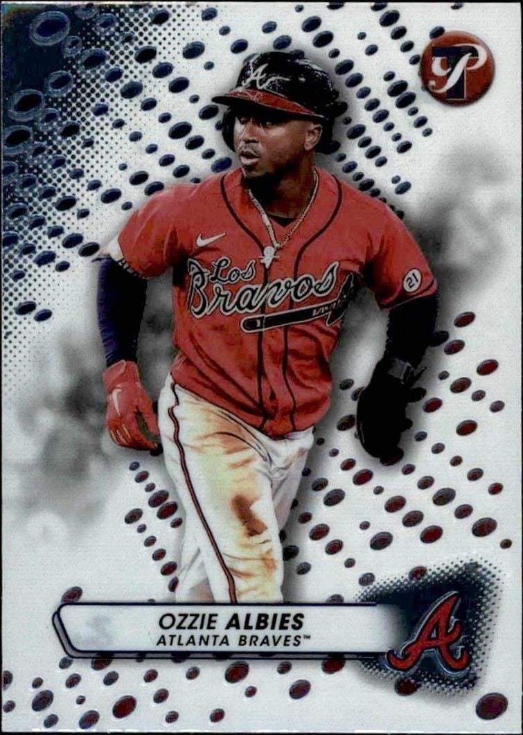 2023 Topps Pristine Ozzie Albies #198 trading card