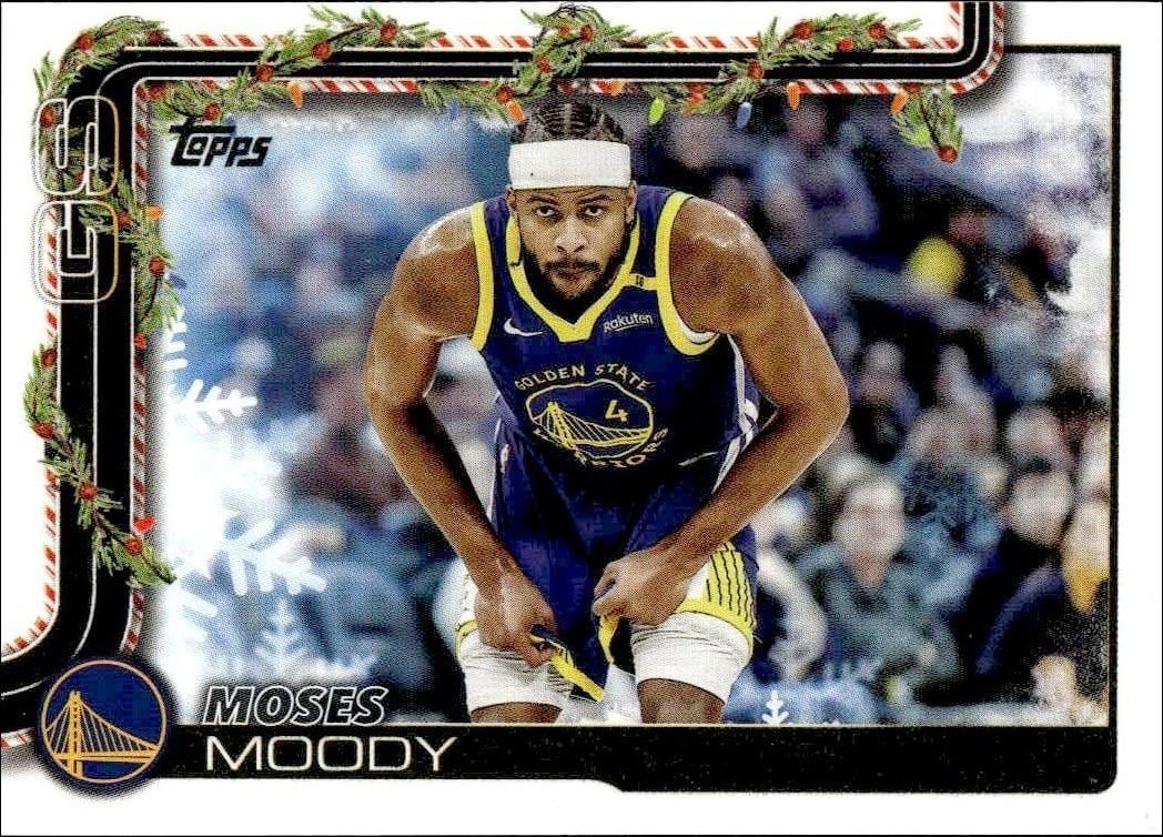 2025-26 Topps Holiday Moses Moody #H111 trading card