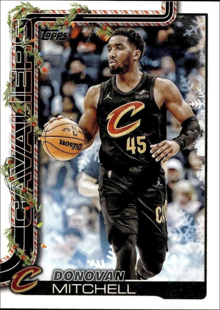 2025-26 Topps Holiday Donovan Mitchell #H63 trading card