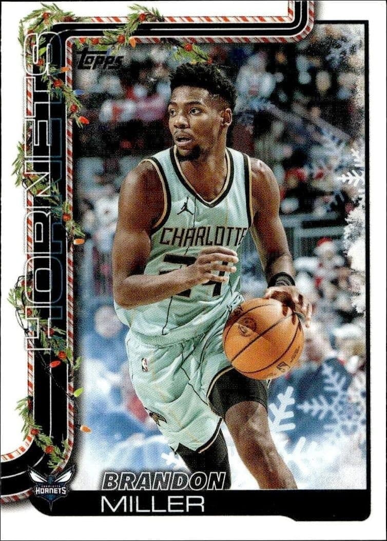 2025-26 Topps Holiday Brandon Miller #H54 trading card