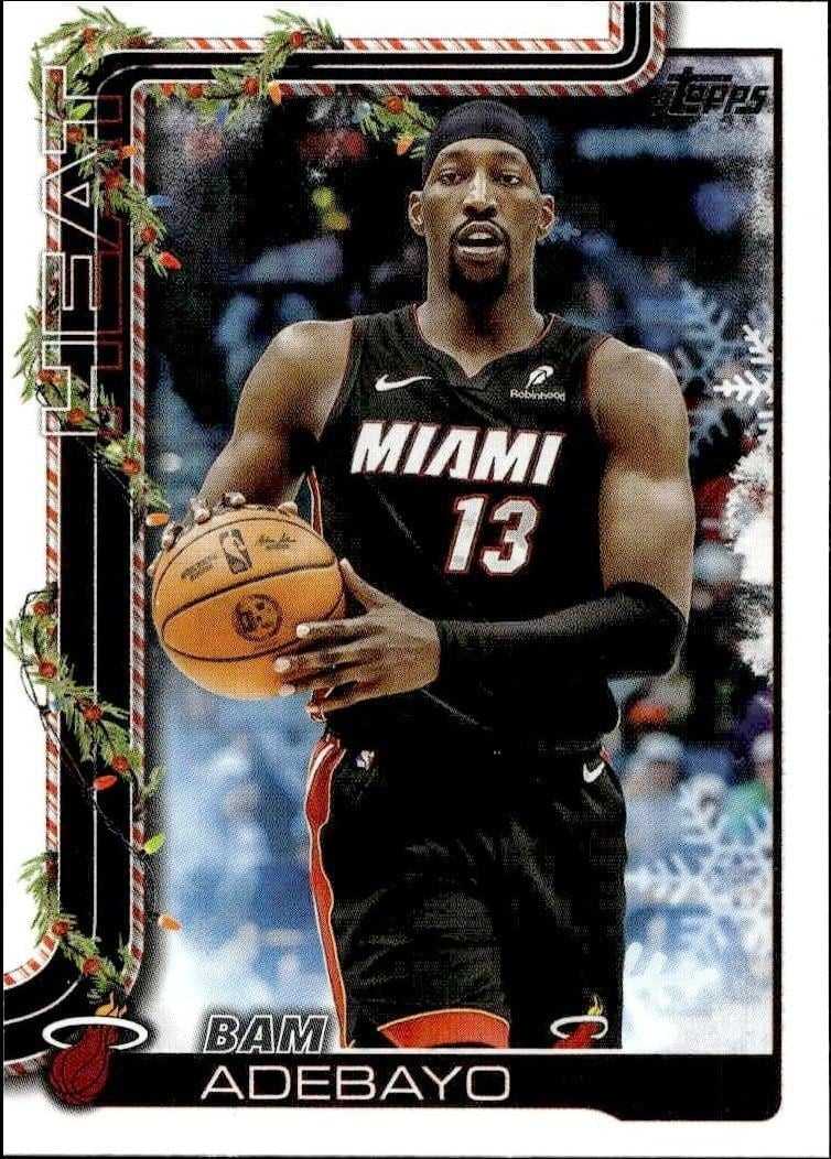 2025-26 Topps Holiday Bam Adebayo #H60 trading card