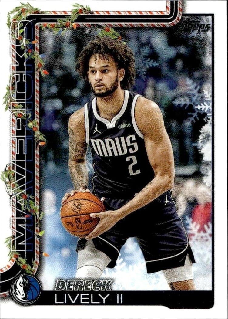 2025-26 Topps Holiday Dereck Lively II #H139 trading card