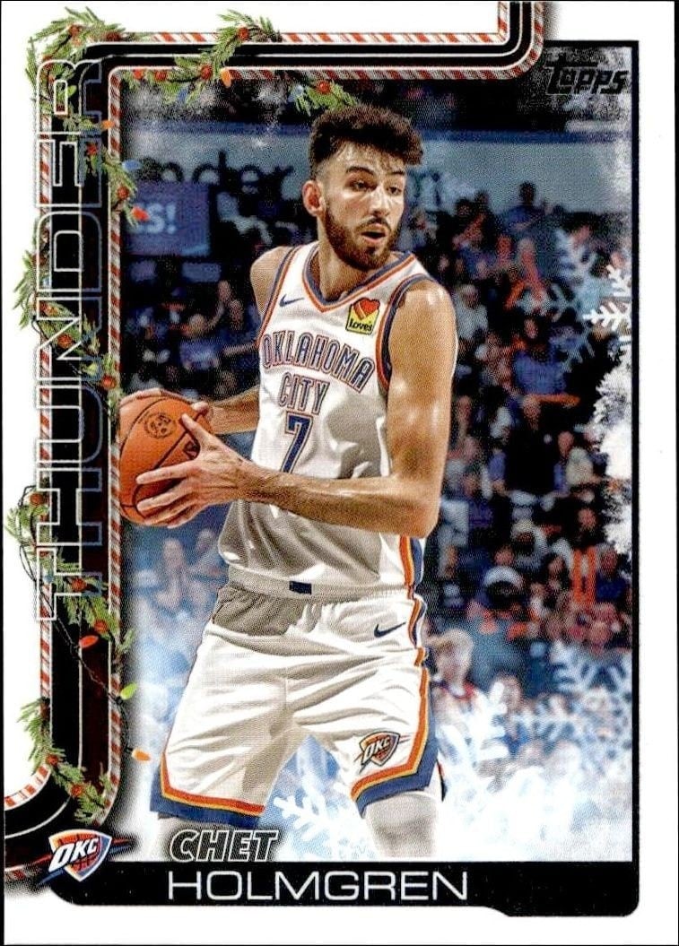 2025-26 Topps Holiday Chet Holmgren #H93 trading card