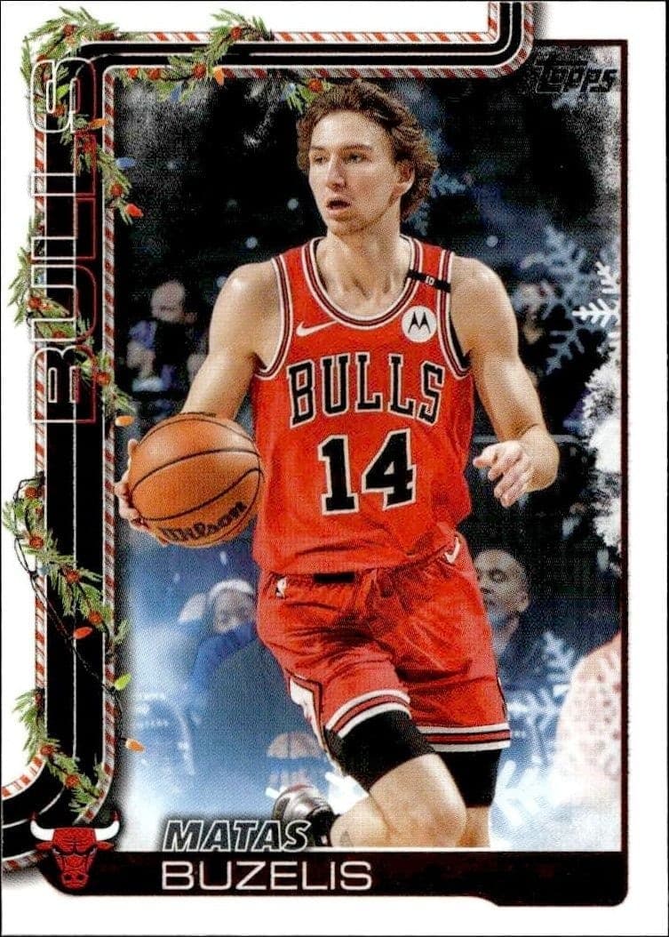 2025-26 Topps Holiday Matas Buzelis #H30 trading card