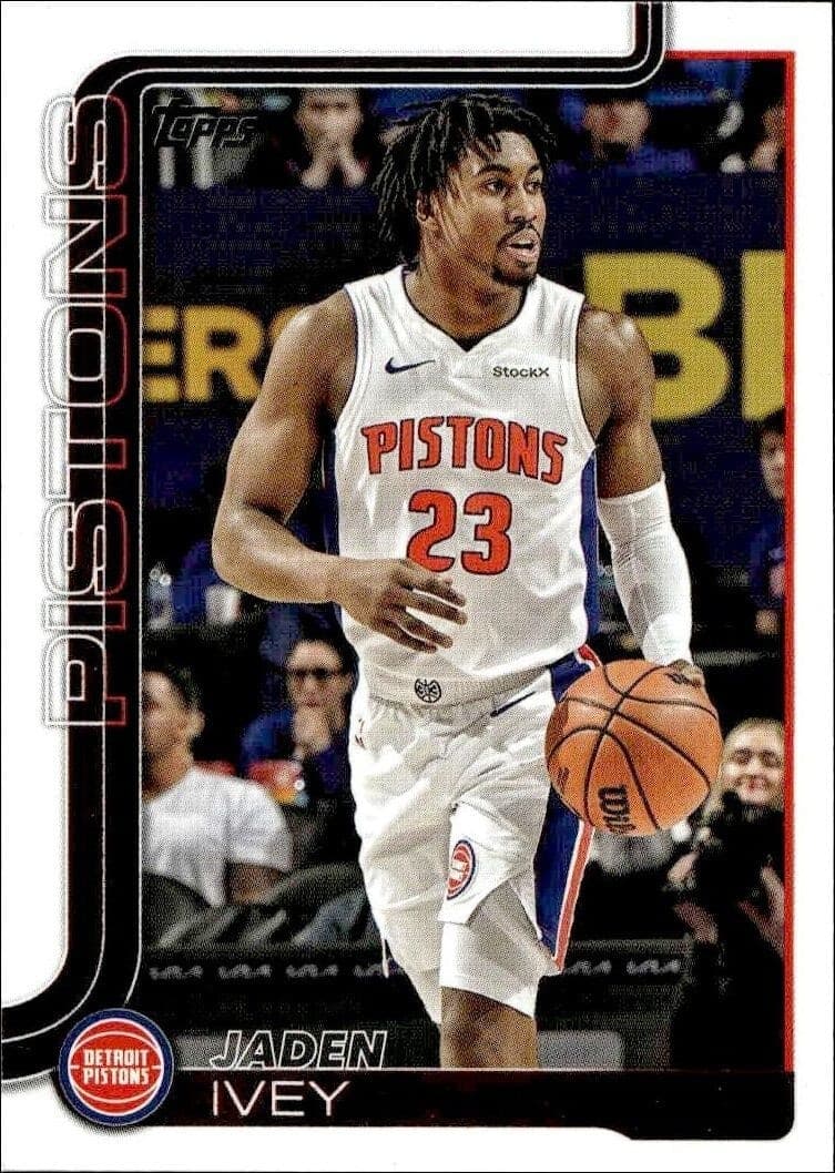 2025-26 Topps Jaden Ivey #45 trading card