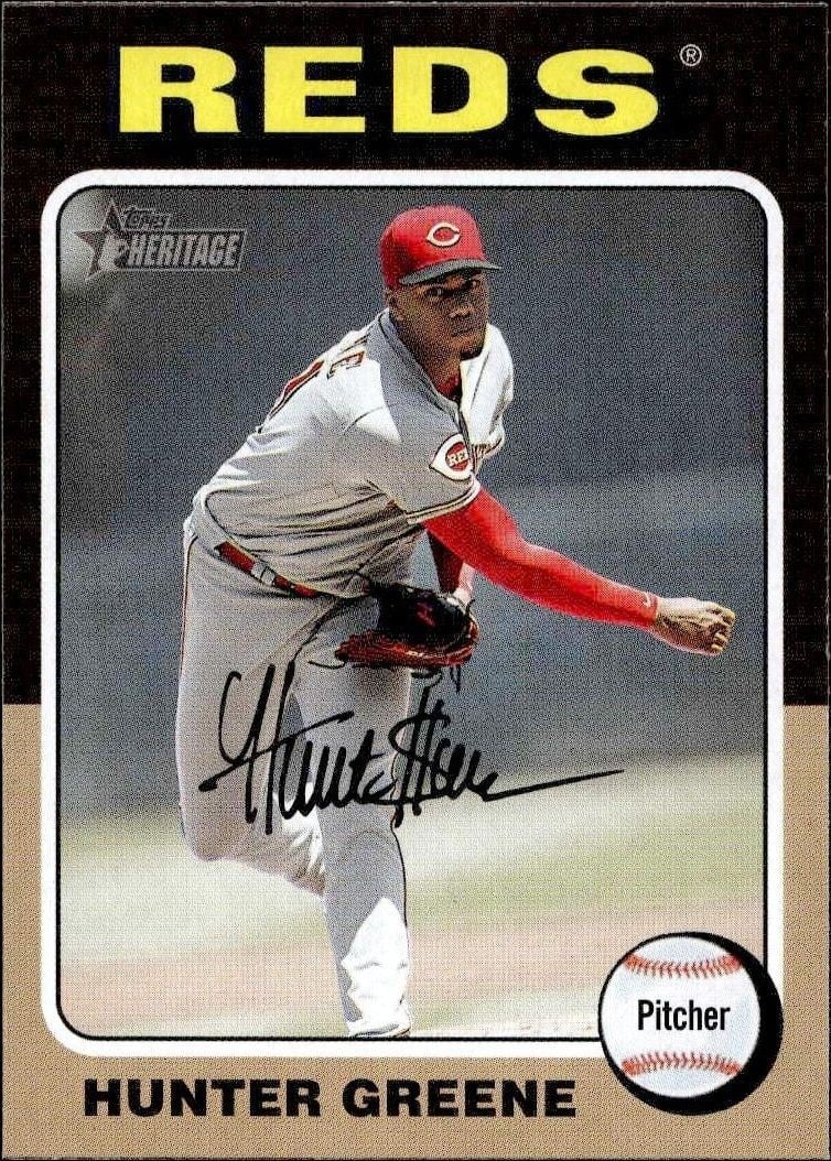2024 Topps Heritage Hunter Greene #138 trading card