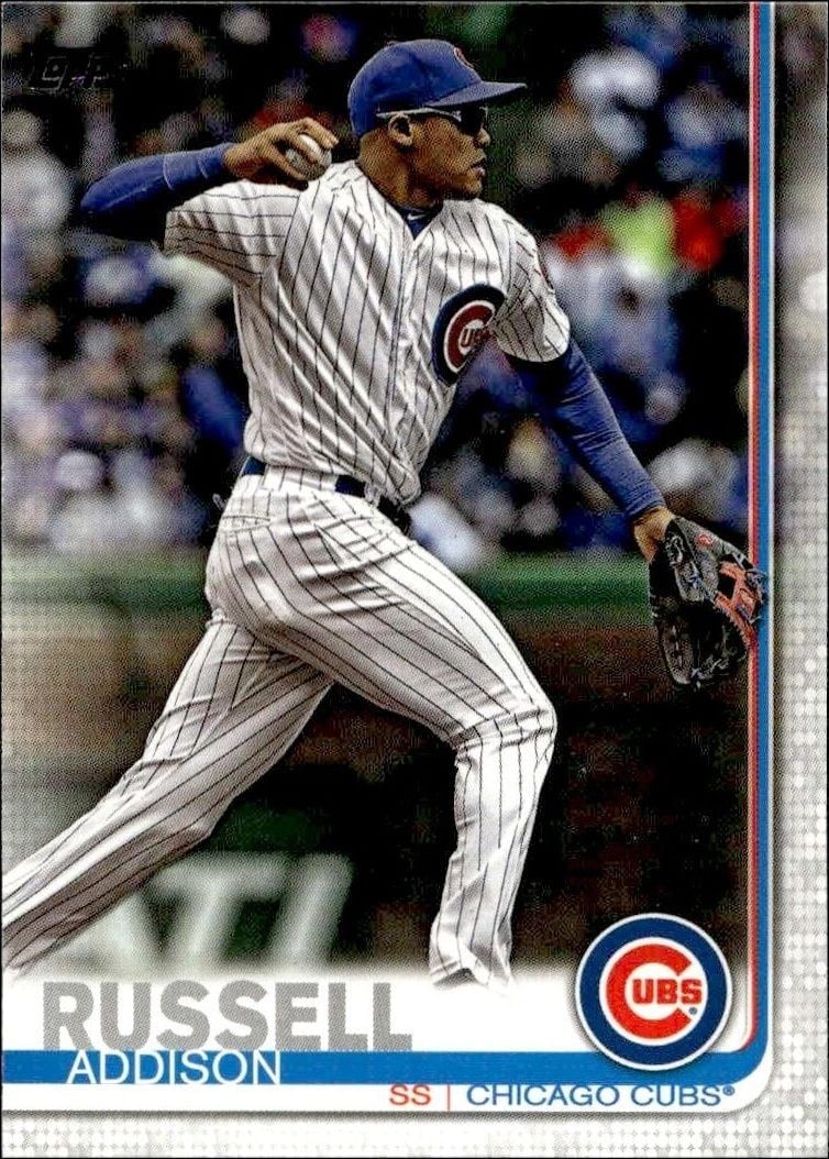 2019 Topps Series 2 Addison Russell #633 trading card