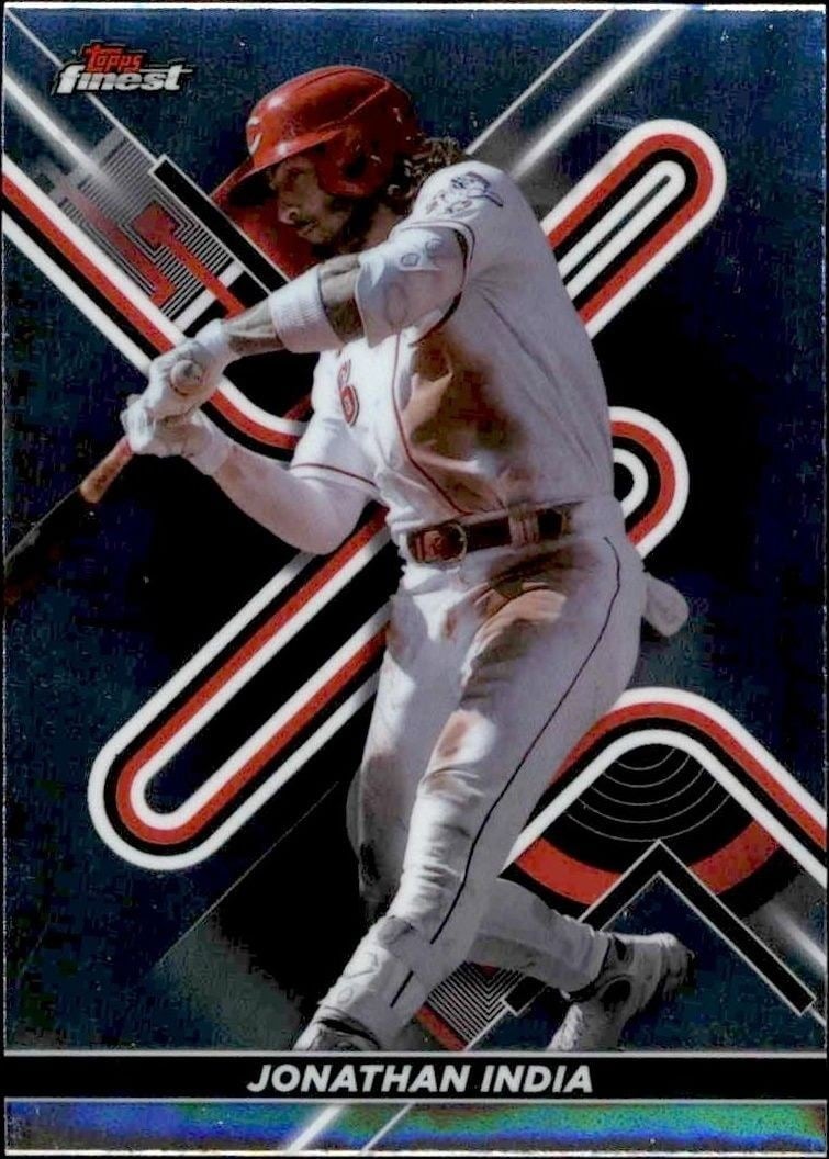 2022 Topps Finest Jonathan India #47 trading card