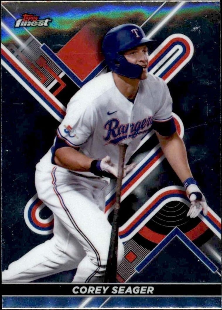 2022 Topps Finest Corey Seager #97 trading card