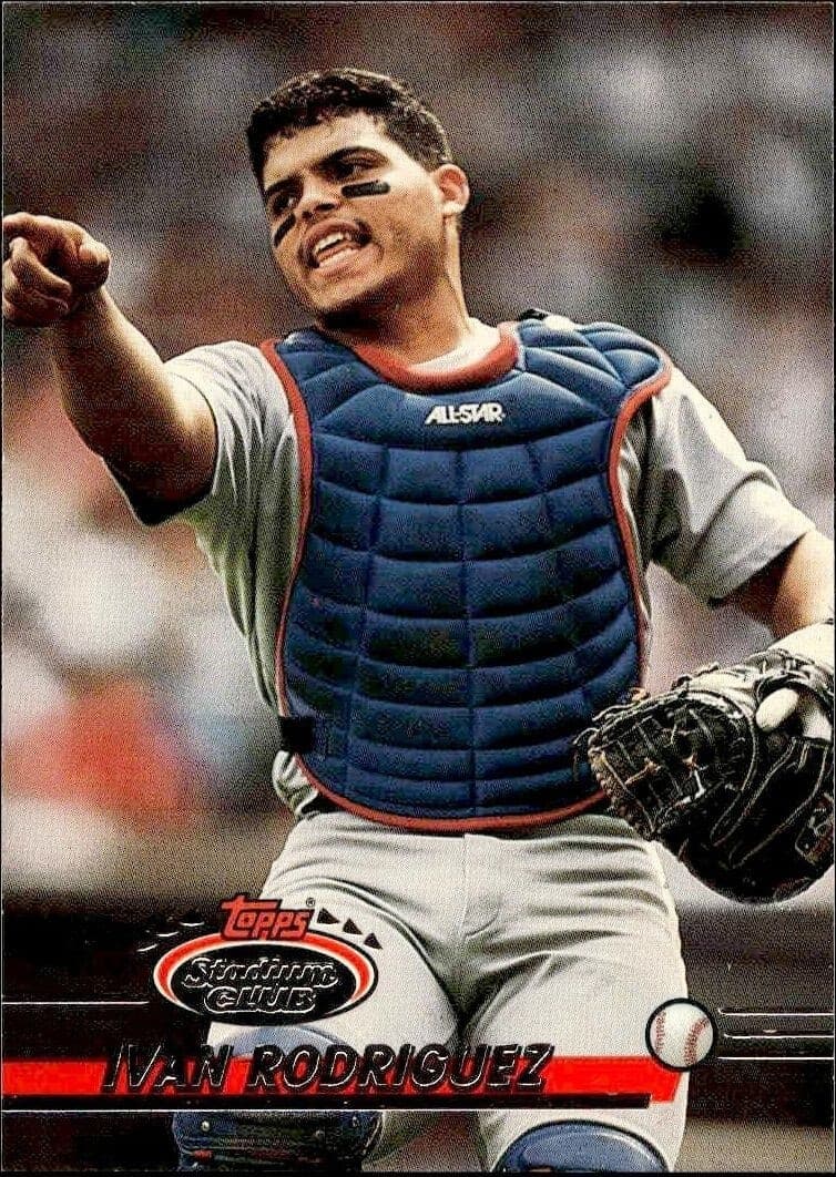 1993 Topps Stadium Club Ivan Rodriguez #524 trading card