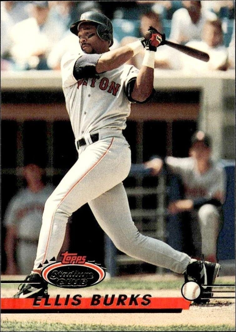1993 Topps Stadium Club Ellis Burks #187 trading card