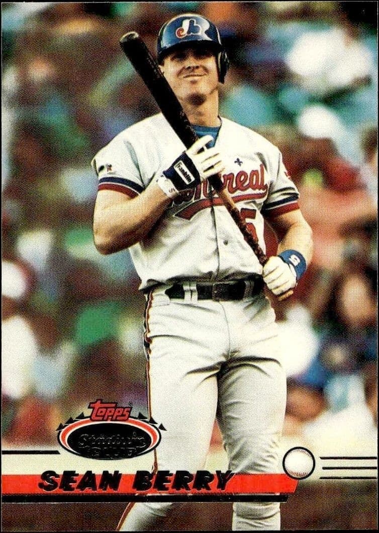 1993 Topps Stadium Club Sean Berry #184 trading card