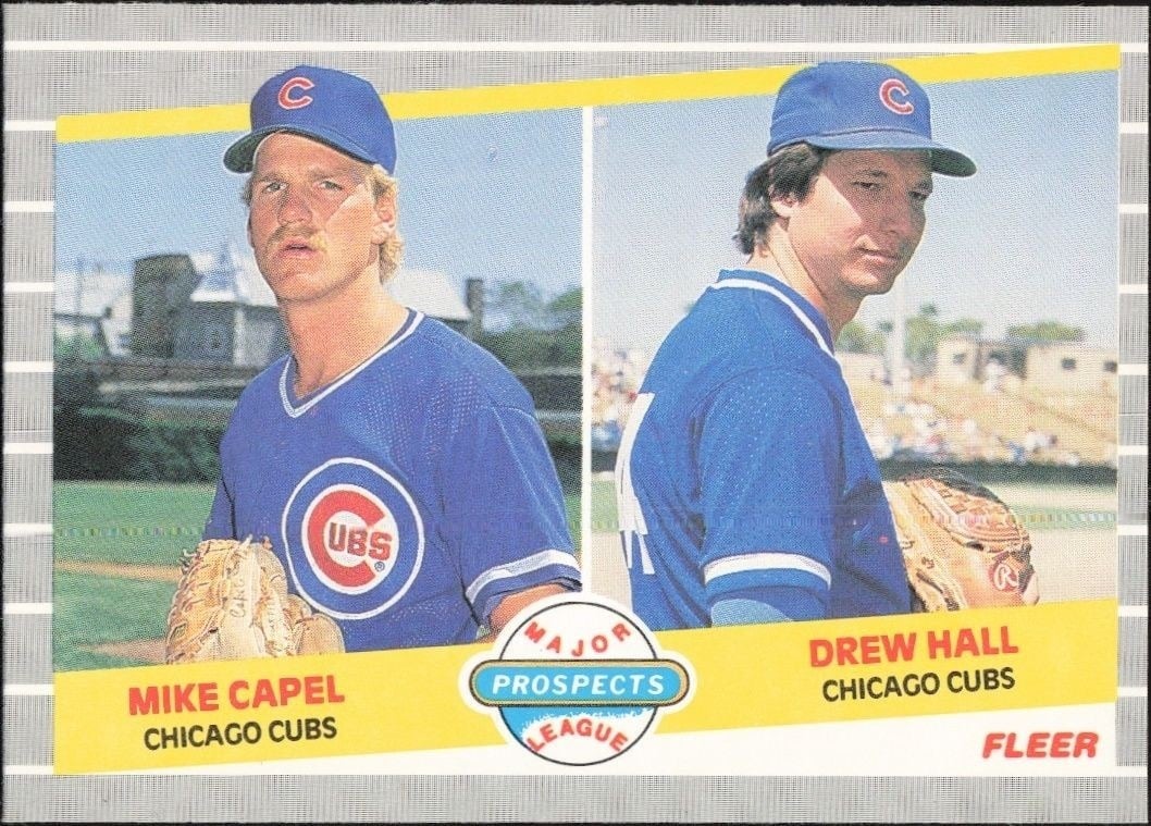 Mike Capel 1989 Fleer #643 Baseball Trading Card - Front 1989 Fleer Mike Capel #643 baseball trading card front