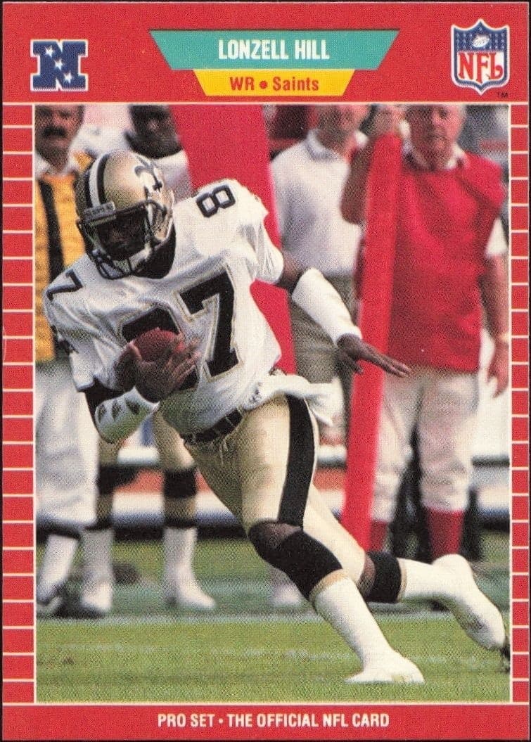 1989 Pro-Set Lonzell Hill #268 trading card