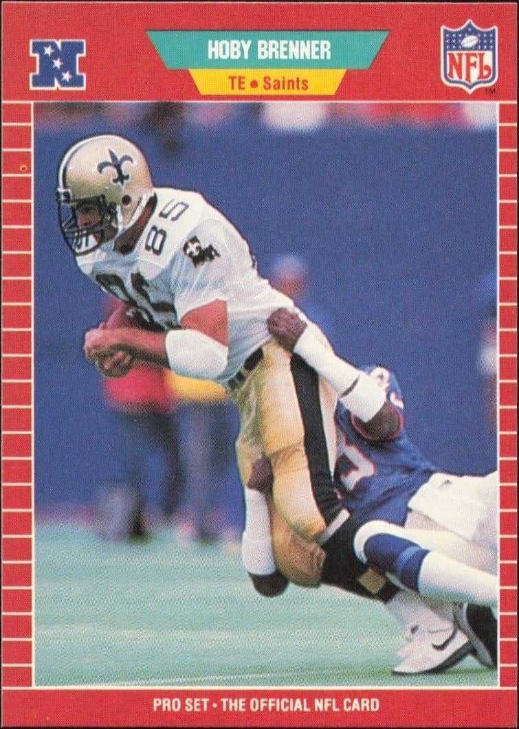 1989 Pro-Set Hoby Brenner #262 trading card