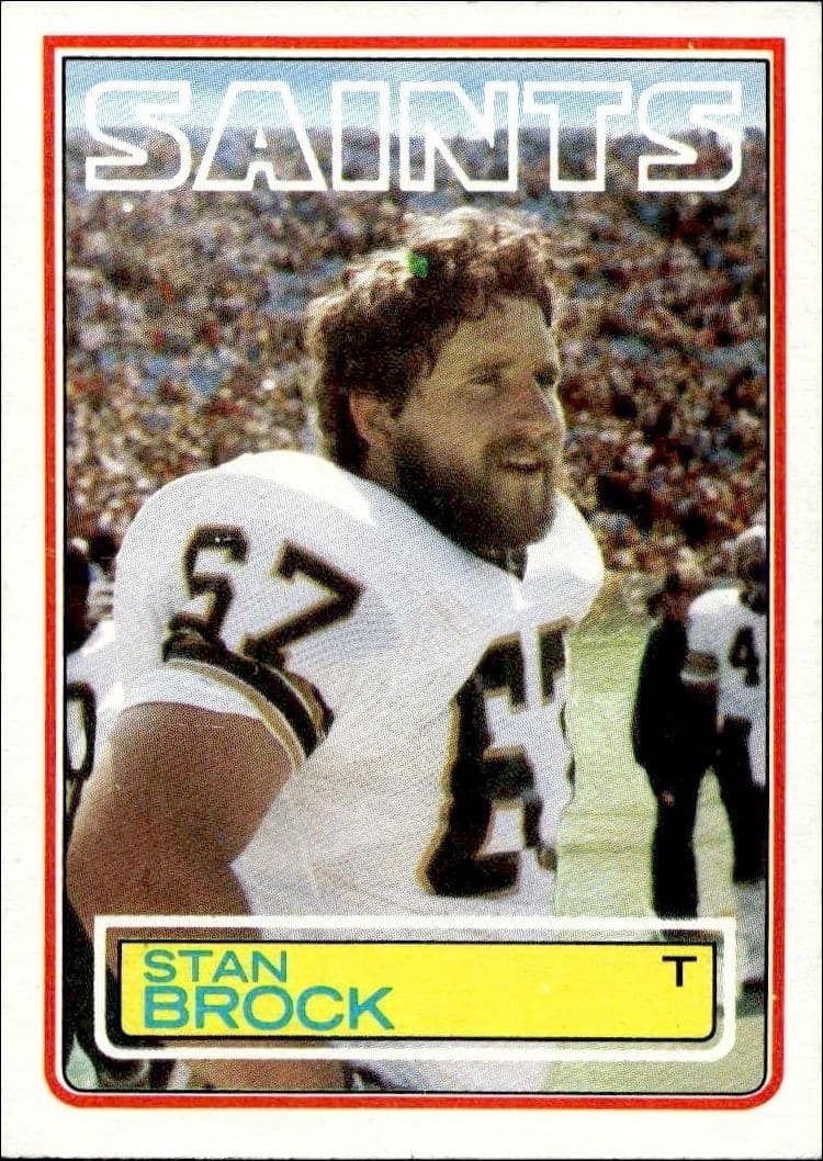 1983 Topps Stan Brock #110 trading card