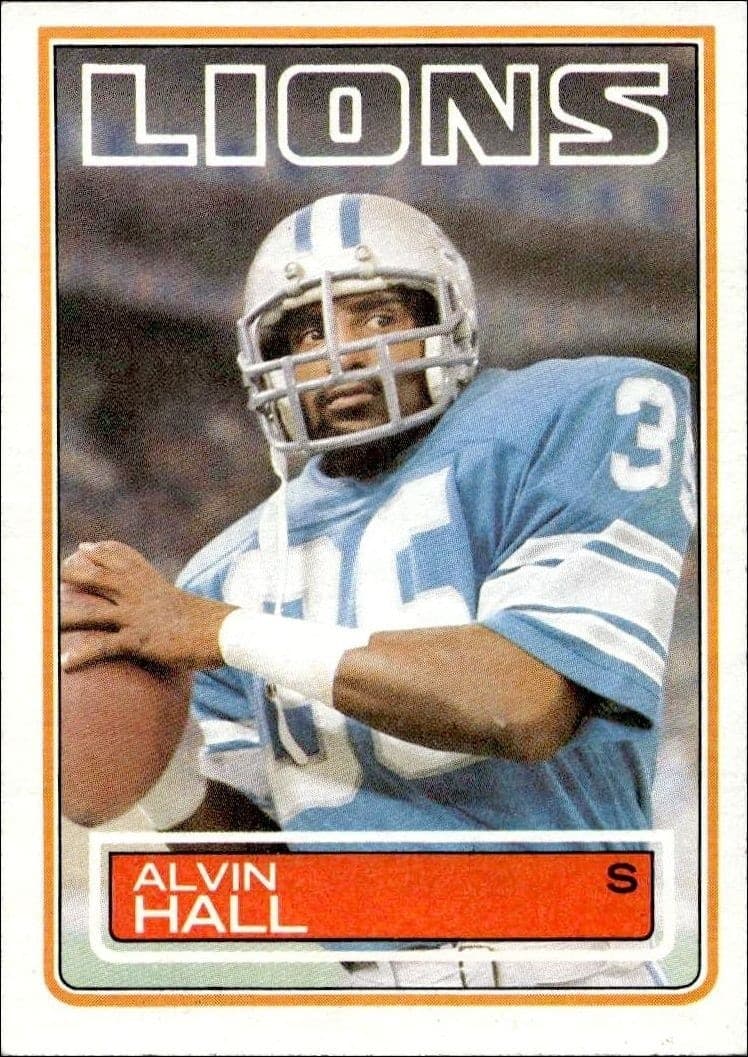 1983 Topps Alvin Hall #65 trading card