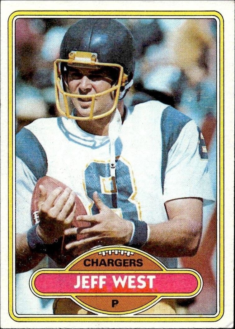 1980 Topps Jeff West #439 trading card