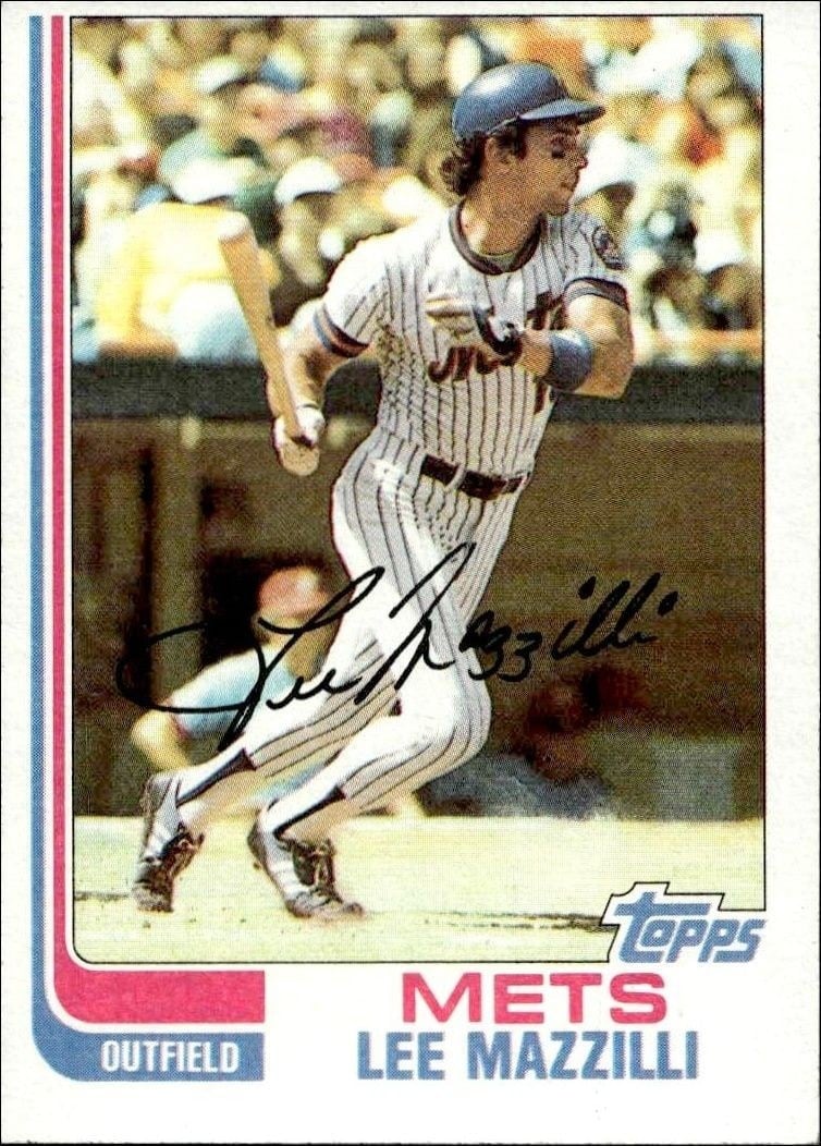 1982 Topps Lee Mazzilli #465 trading card