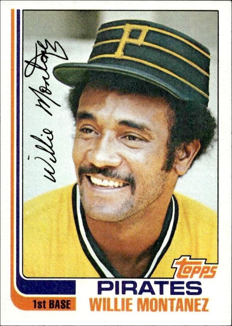 1982 Topps Willie Montanez #458 trading card