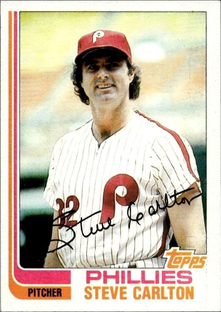 1982 Topps Steve Carlton #480 trading card