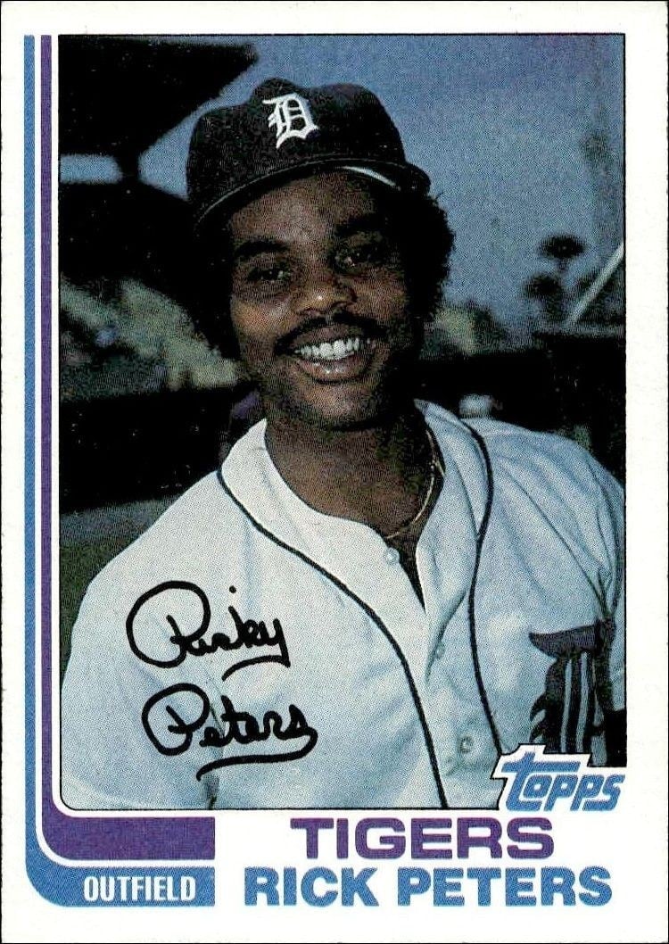 1982 Topps Rick Peters #504 trading card