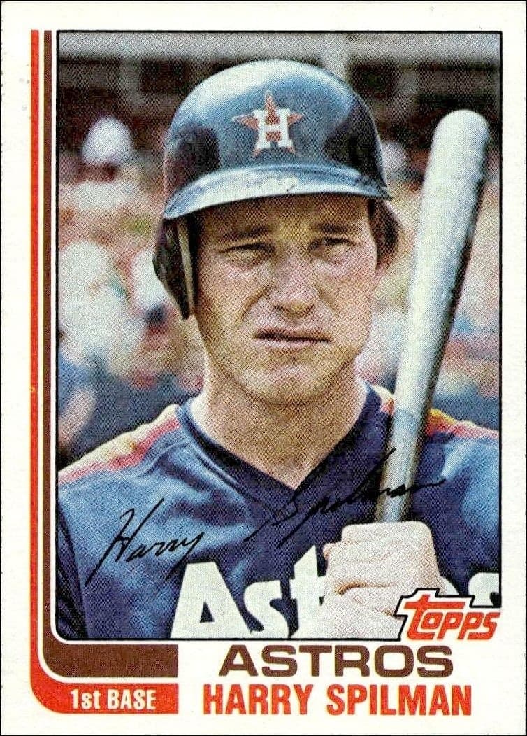 1982 Topps Harry Spilman #509 trading card