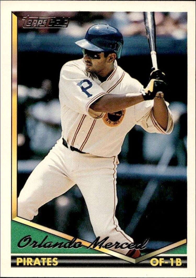 1994 Topps Gold Orlando Merced #281 trading card
