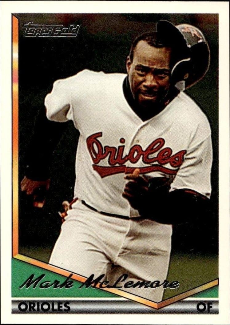 1994 Topps Gold Mark McLemore #370 trading card