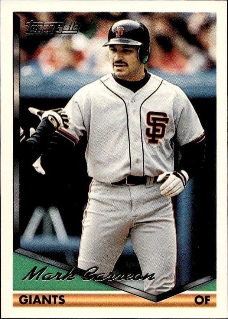1994 Topps Gold Mark Carreon #327 trading card