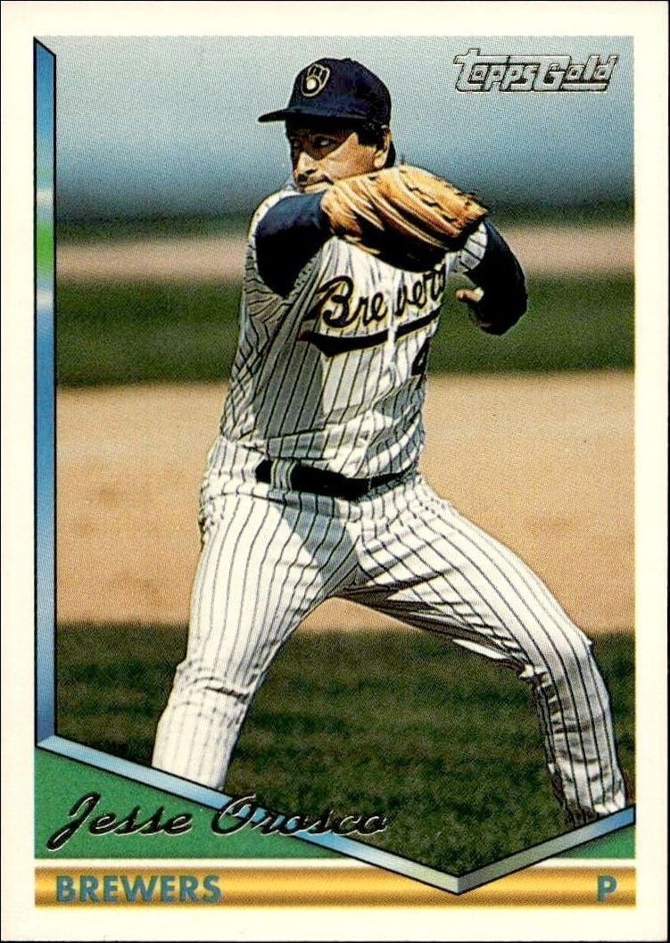 1994 Topps Gold Jesse Orosco #492 trading card