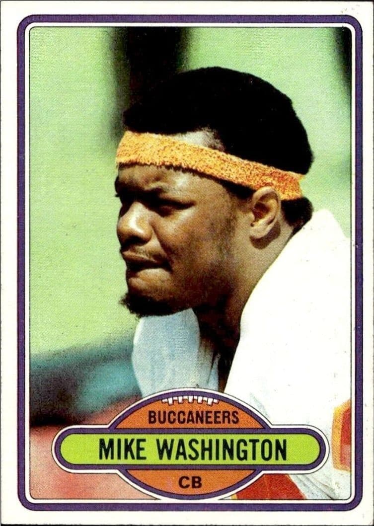 1980 Topps Mike Washington #46 trading card