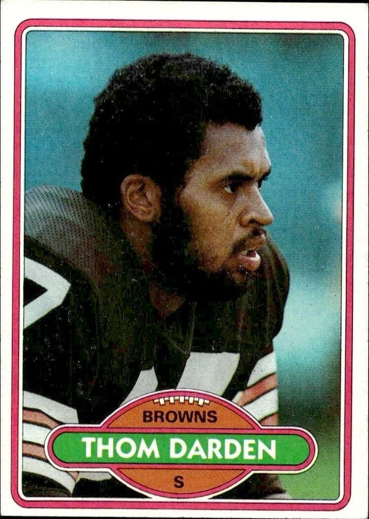 1980 Topps Thom Darden #69 trading card