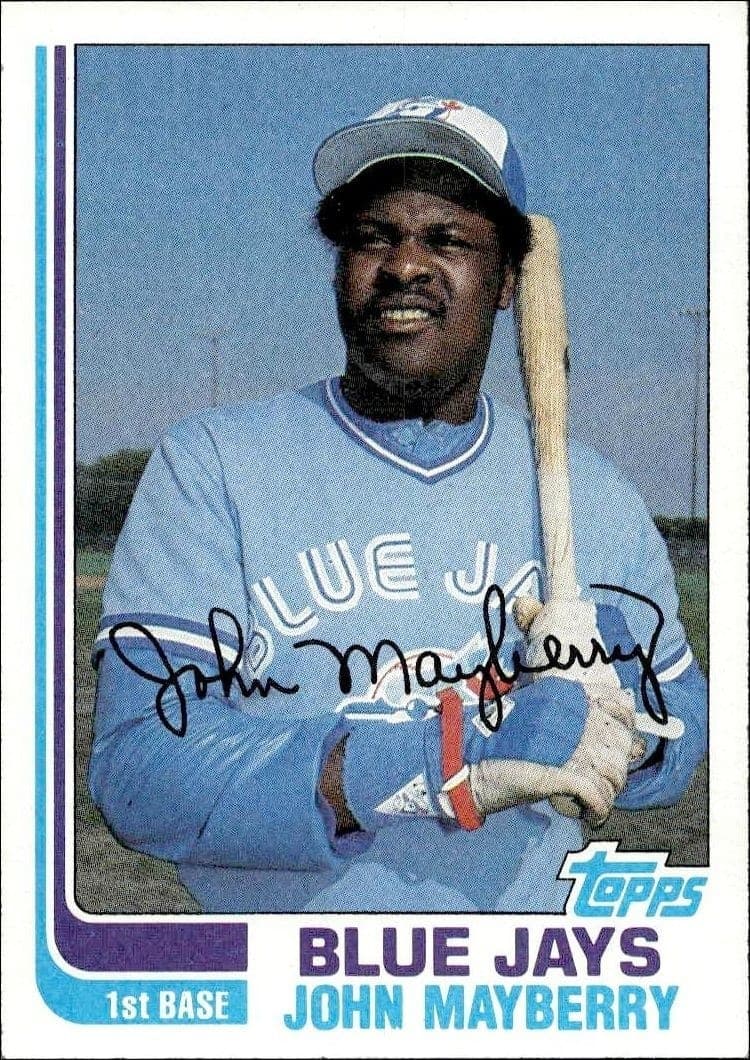 1982 Topps John Mayberry #470 trading card