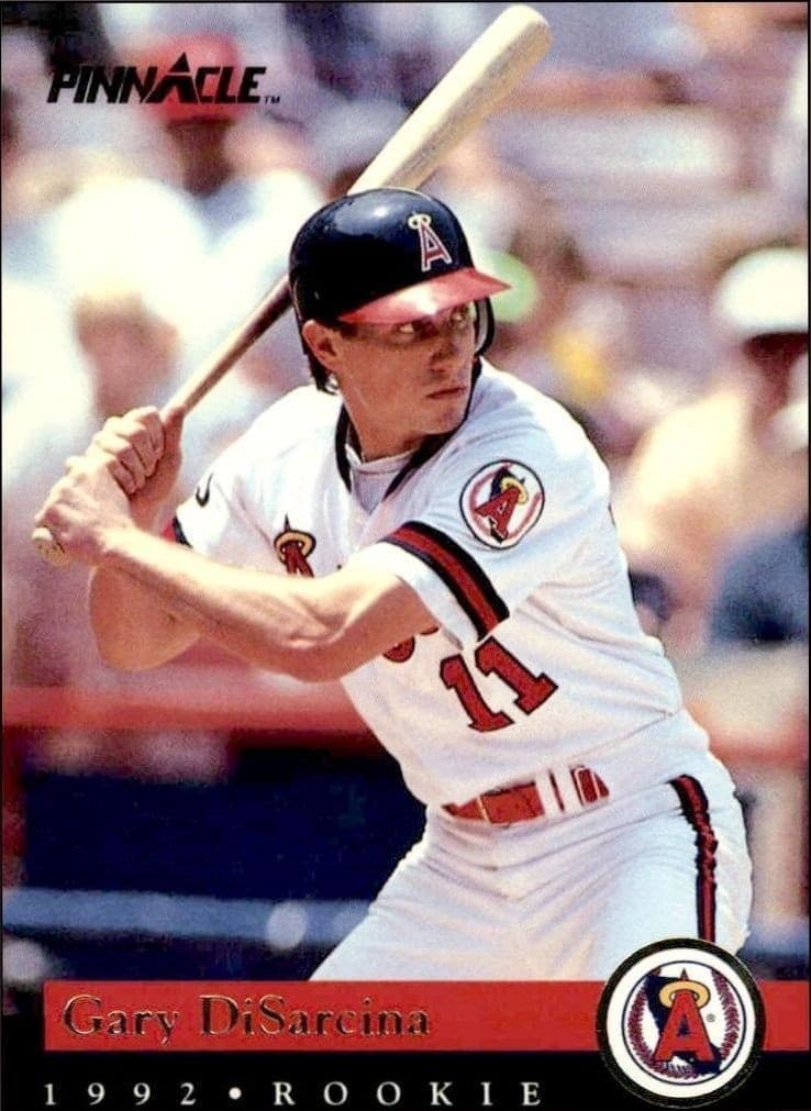 1992 Pinnacle Rookies Gary DiSarcina #8 trading card