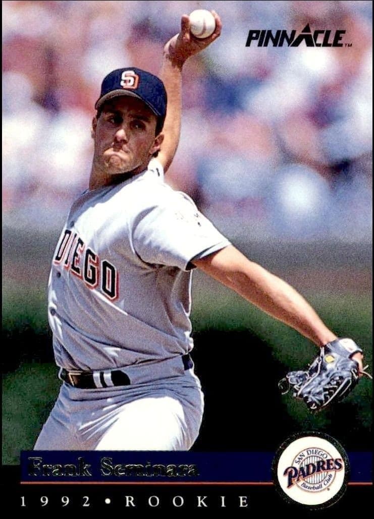 1992 Pinnacle Rookies Frank Seminara #25 trading card