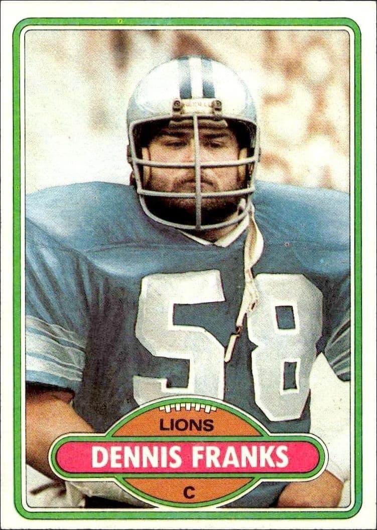 1980 Topps Dennis Franks #203 trading card