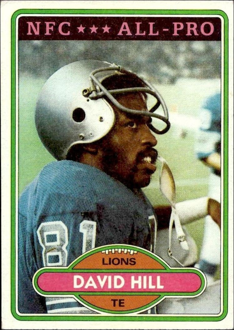 1980 Topps David Hill #295 trading card