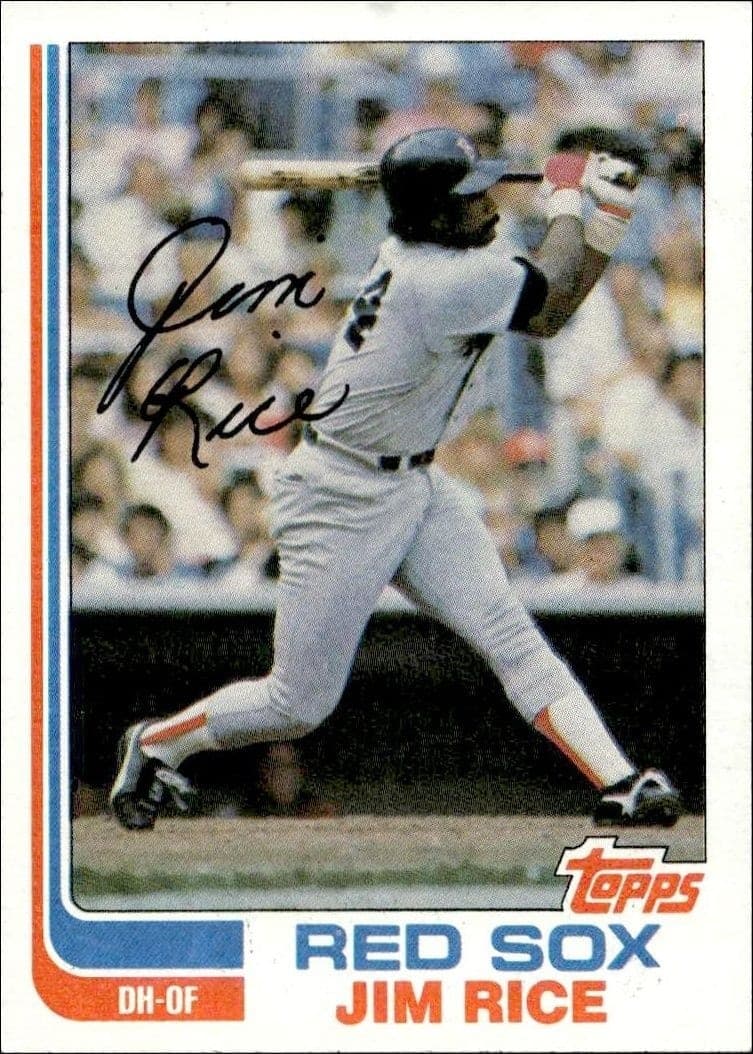 1982 Topps Jim Rice #750 trading card