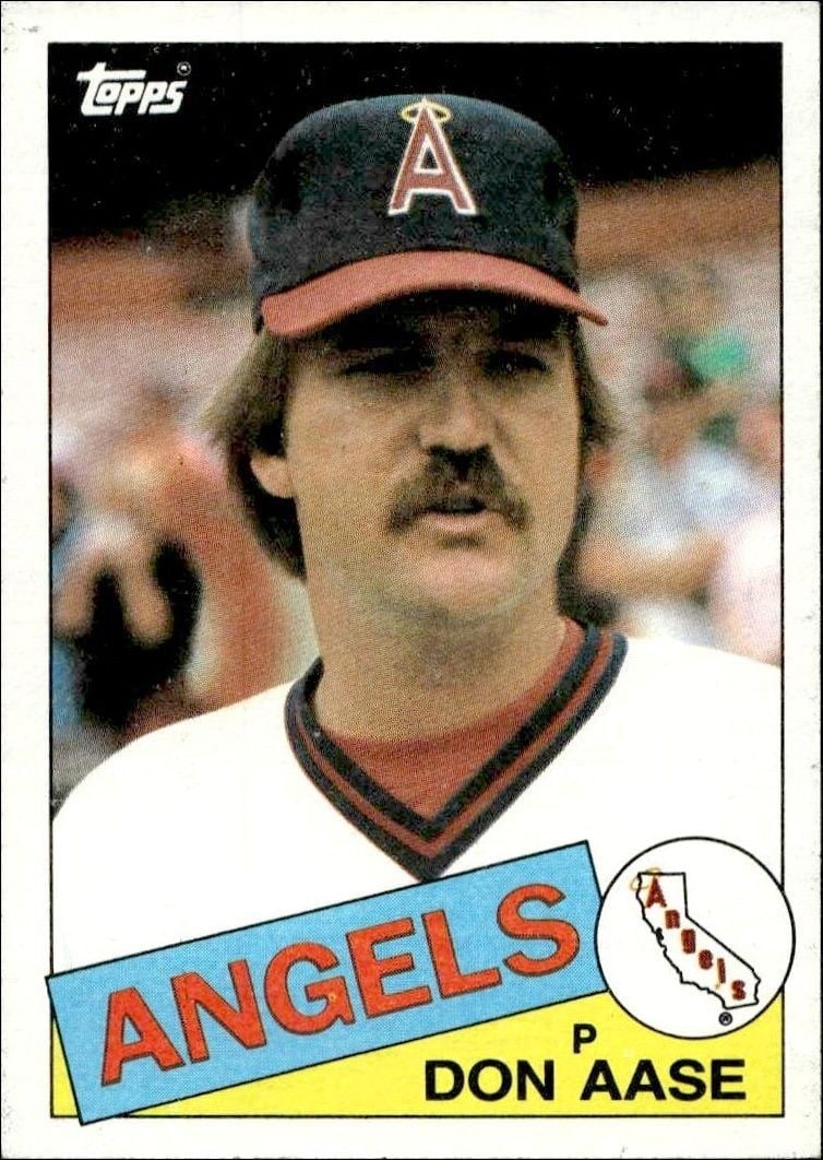 1985 Topps Don Aase #86 trading card