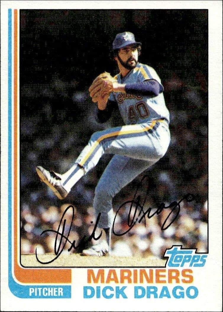 1982 Topps Dick Drago #742 trading card