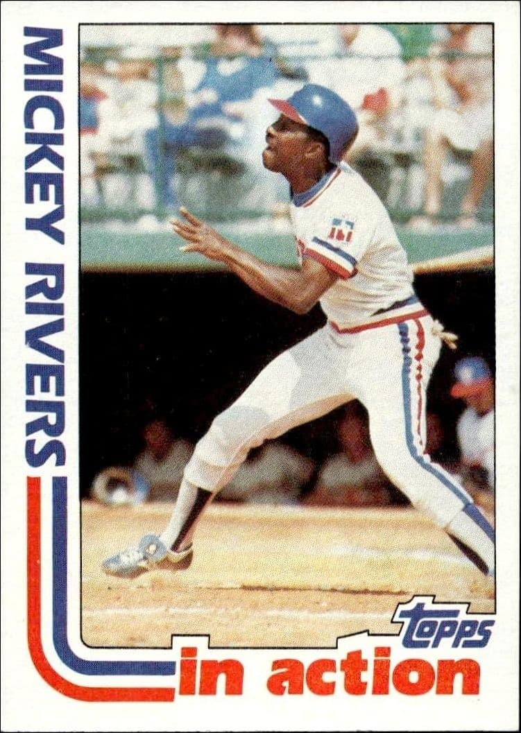 1982 Topps Mickey Rivers #705 trading card